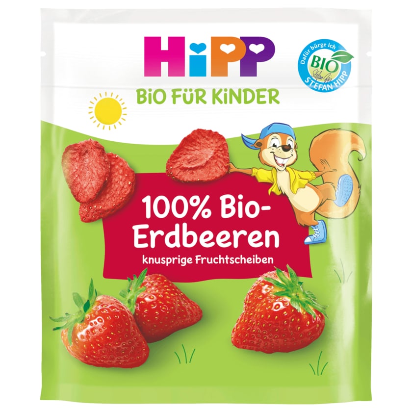 Hipp Bio Erdbeerschnitz Sonst Nix 10g